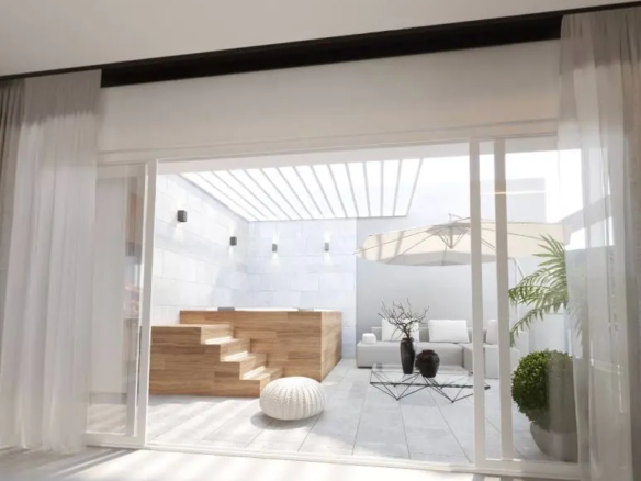 Penthouse disponible en Estético Proyecto en Block con Línea blanca