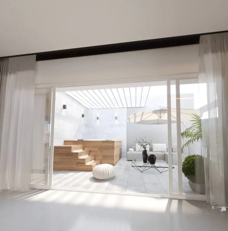 Apartamento en Estético Proyecto en Block con Línea blanca