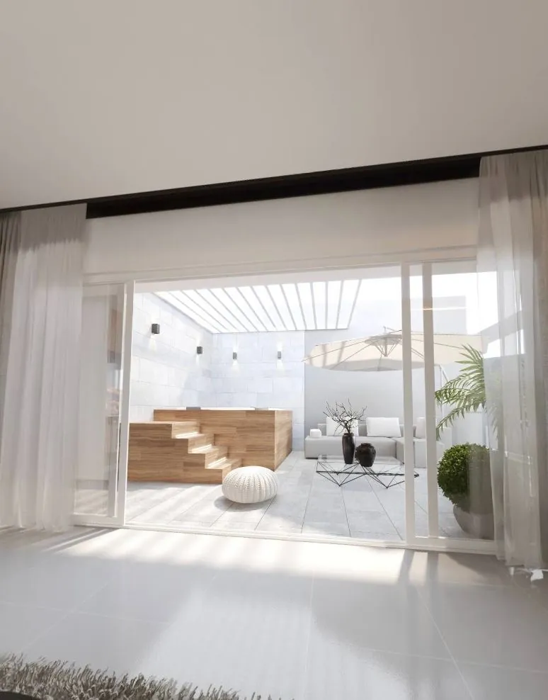Penthouse disponible en Estético Proyecto en Block con Línea blanca