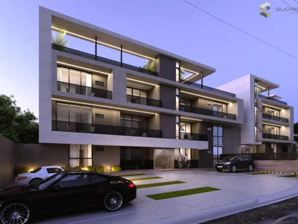 Ultra moderno proyecto de apartamentos/penthouse
