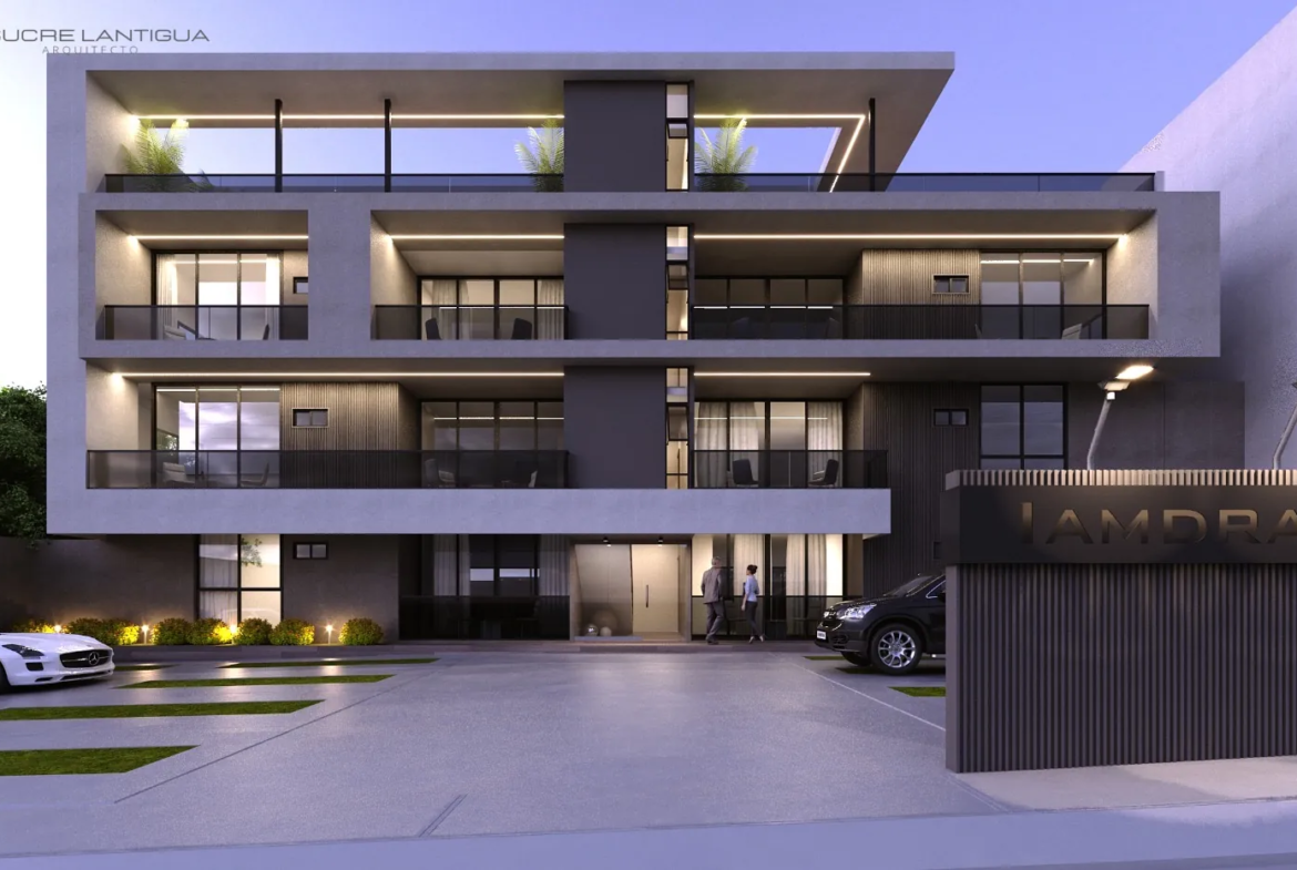 Ultra moderno proyecto de apartamentos/penthouse
