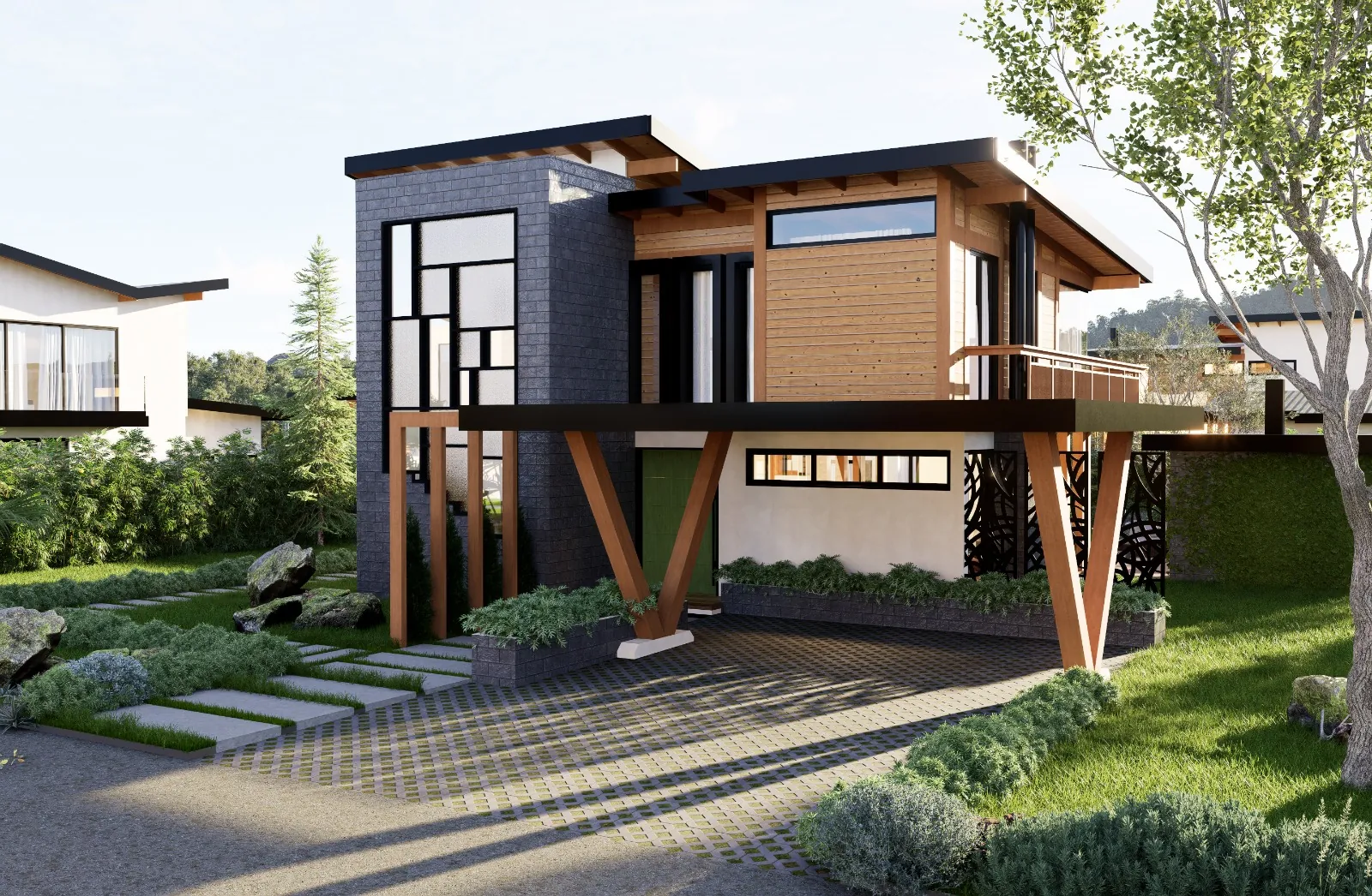 Villa de montaña GingerWood en exclusivo proyecto con amenidades