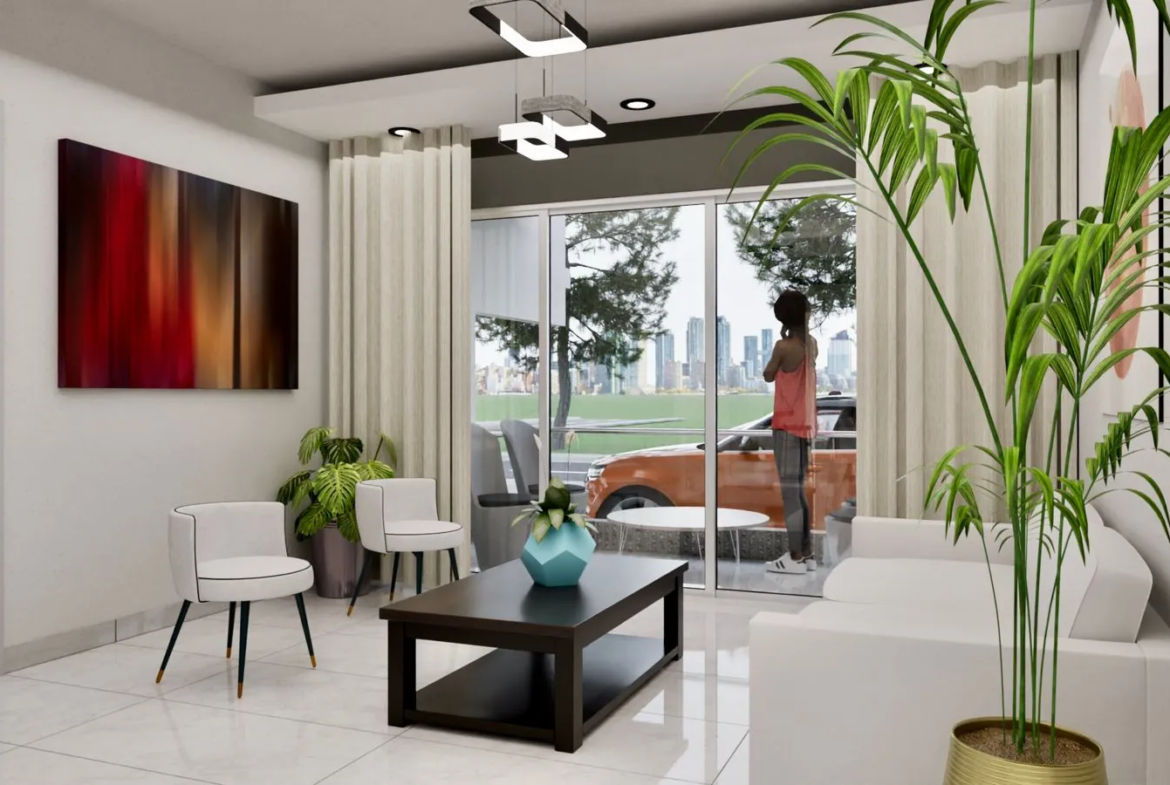 Penthouse en plano, cada hab. con su baño privado Terranova States