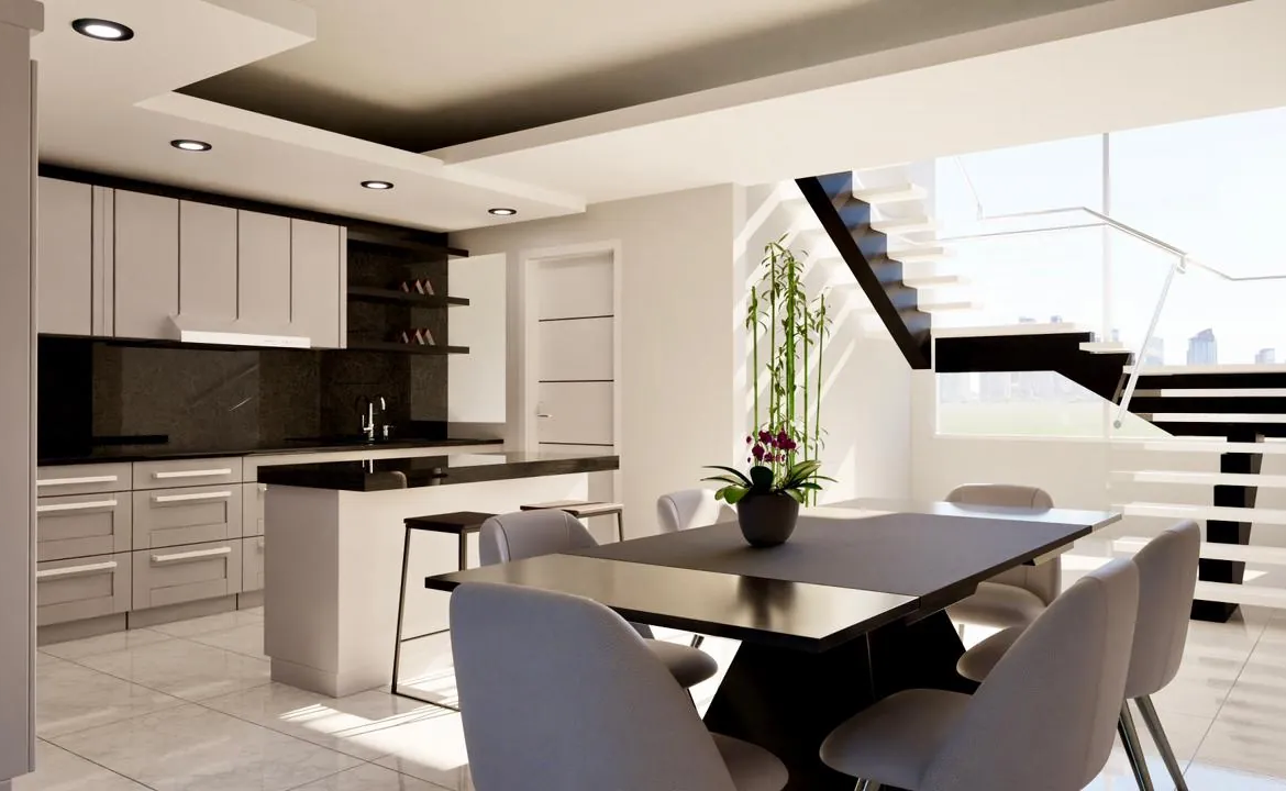 Penthouse en plano, cada hab. con su baño privado Terranova States