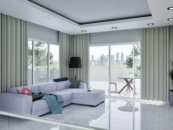 Penthouse en plano, cada hab. con su baño privado Terranova States