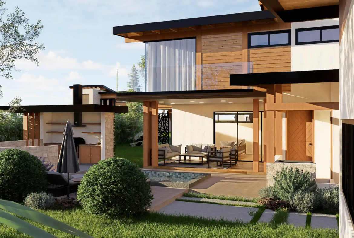 Villa de montaña GingerWood en exclusivo proyecto con amenidades