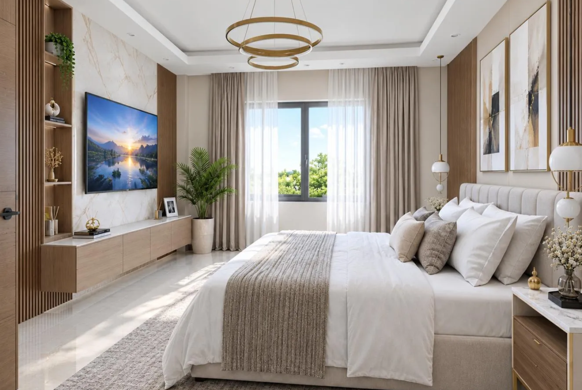 Apartamentos de 2 y 3 habitaciones en plano (algunos con patio)