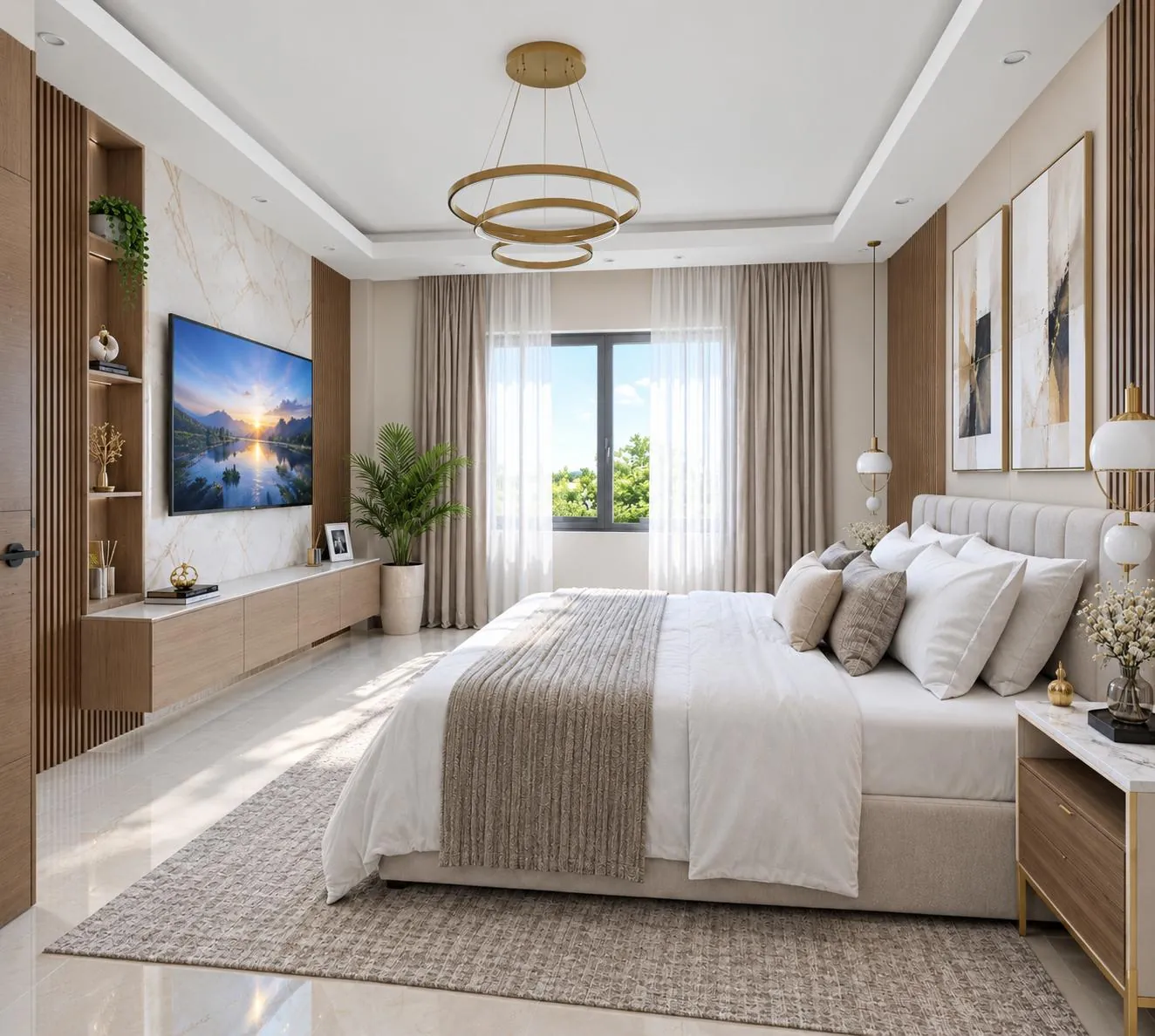 Apartamentos de 2 y 3 habitaciones en plano (algunos con patio)