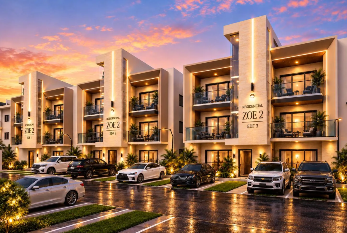 Apartamentos de 2 y 3 habitaciones en plano (algunos con patio)