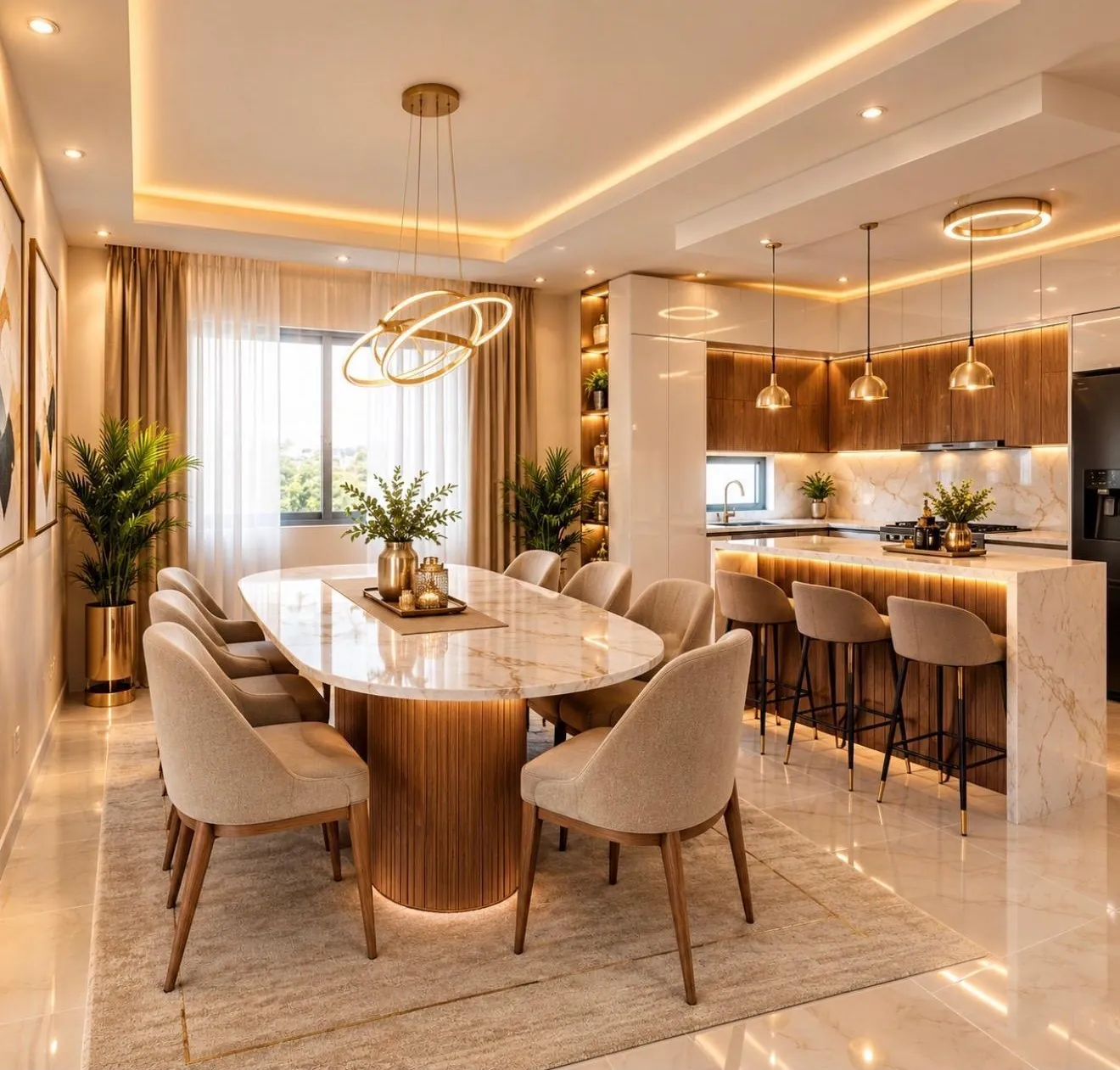Apartamentos de 2 y 3 habitaciones en plano (algunos con patio)