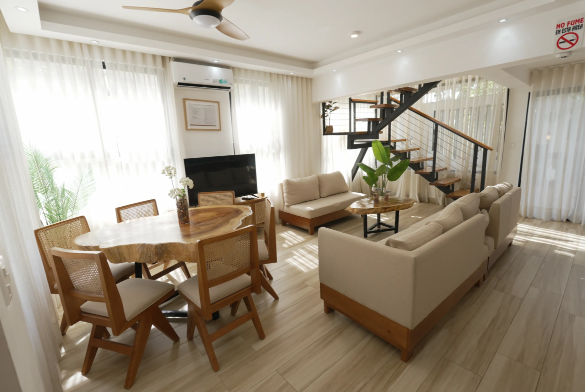 Acogedora villa vacacional en Las Terrenas en complejo privado