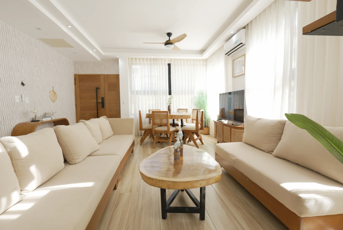Acogedora villa vacacional en Las Terrenas en complejo privado