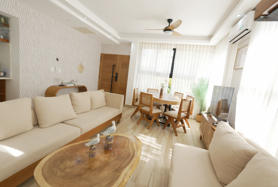 Acogedora villa vacacional en Las Terrenas en complejo privado