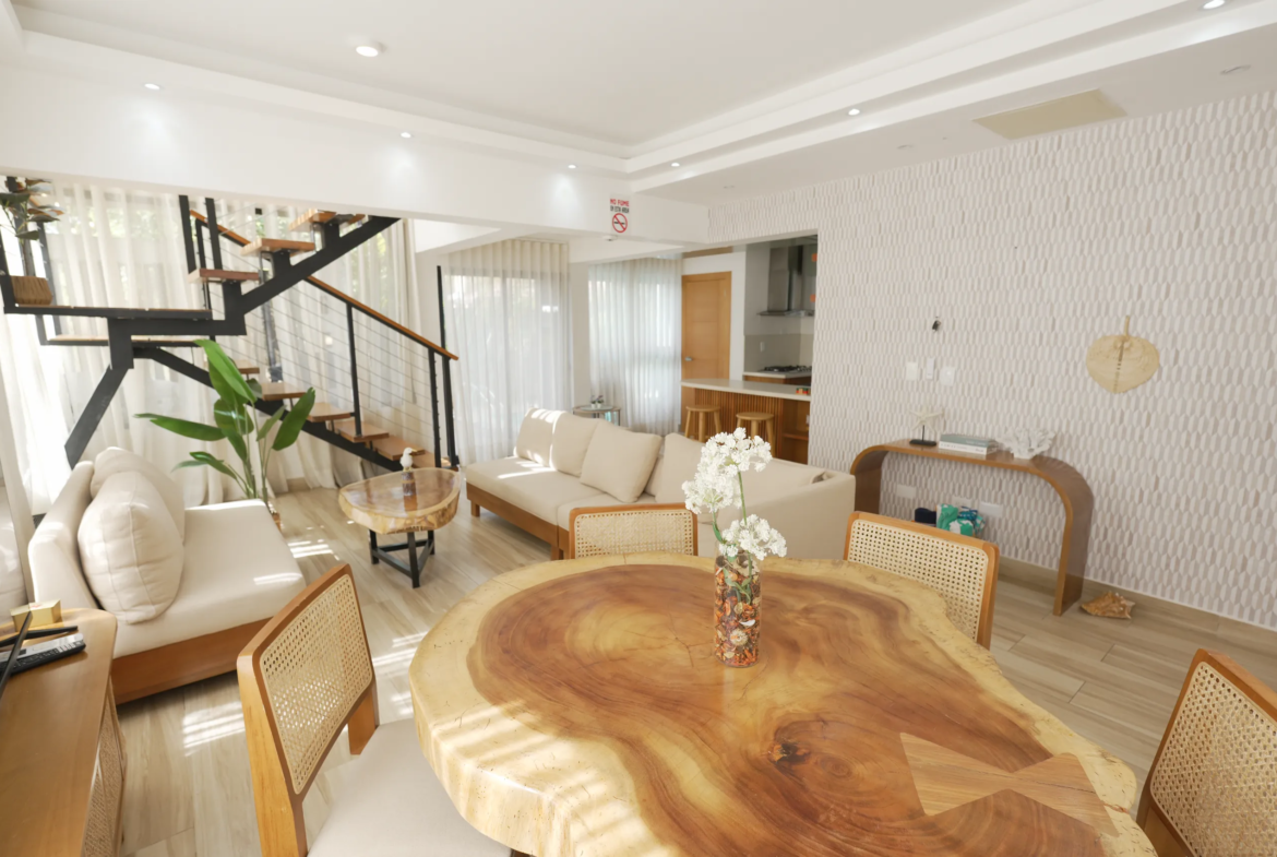 Acogedora villa vacacional en Las Terrenas en complejo privado