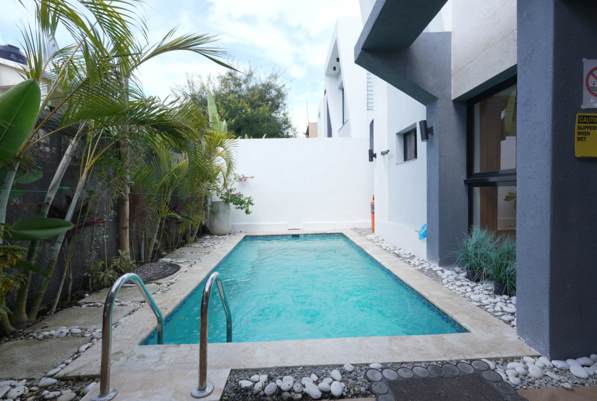 Acogedora villa vacacional en Las Terrenas en complejo privado