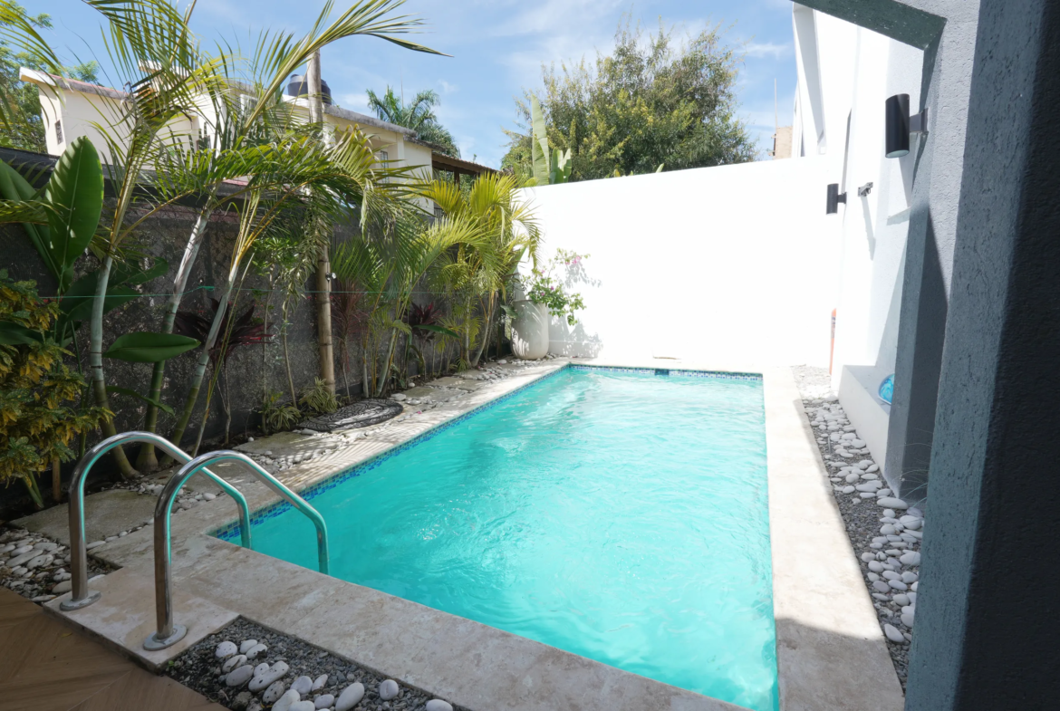Acogedora villa vacacional en Las Terrenas en complejo privado