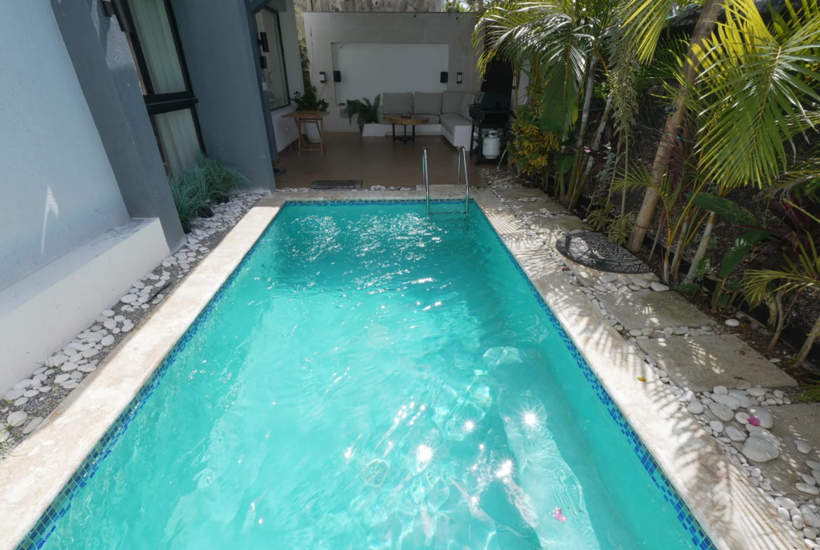 Acogedora villa vacacional en Las Terrenas en complejo privado