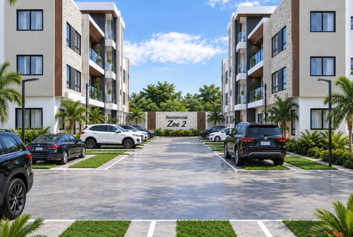 Apartamentos de 2 y 3 habitaciones en plano (algunos con patio)